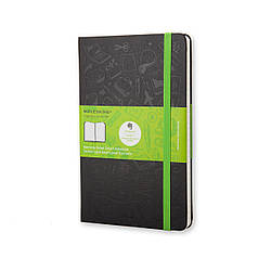 Блокнот Moleskine + Evernote середній 240 сторінок Чорний в лінію 13х21 см (QP060EVER) (8051272892468)