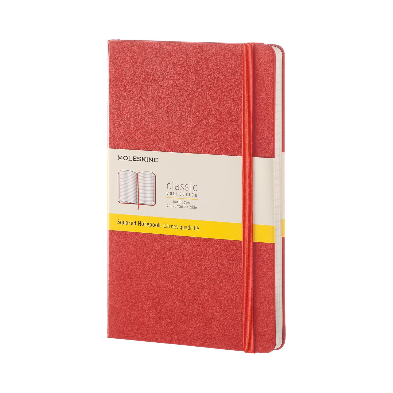 Блокнот Moleskine Classic Помаранчевий середній 240 сторінок в клітинку 13х21 см