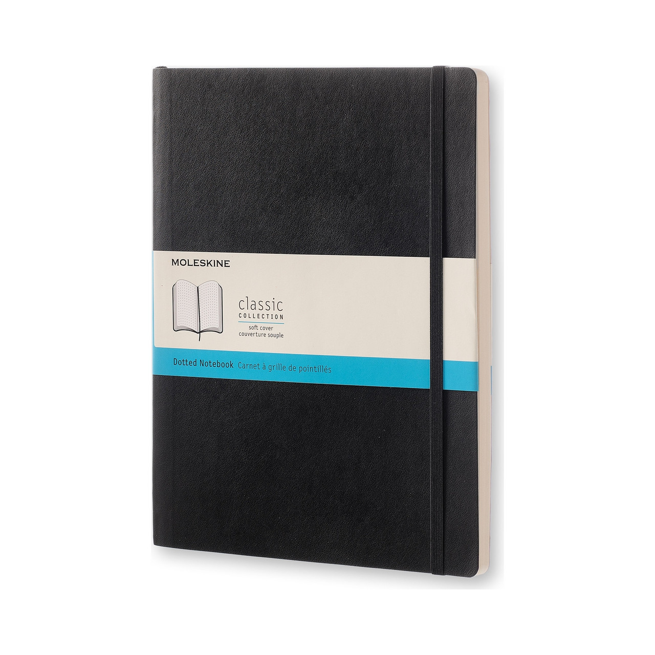 Блокнот Moleskine Classic Чорний Великий 192 сторінки в крапку М'яка обкладинка 19х25 см (8051272892758)