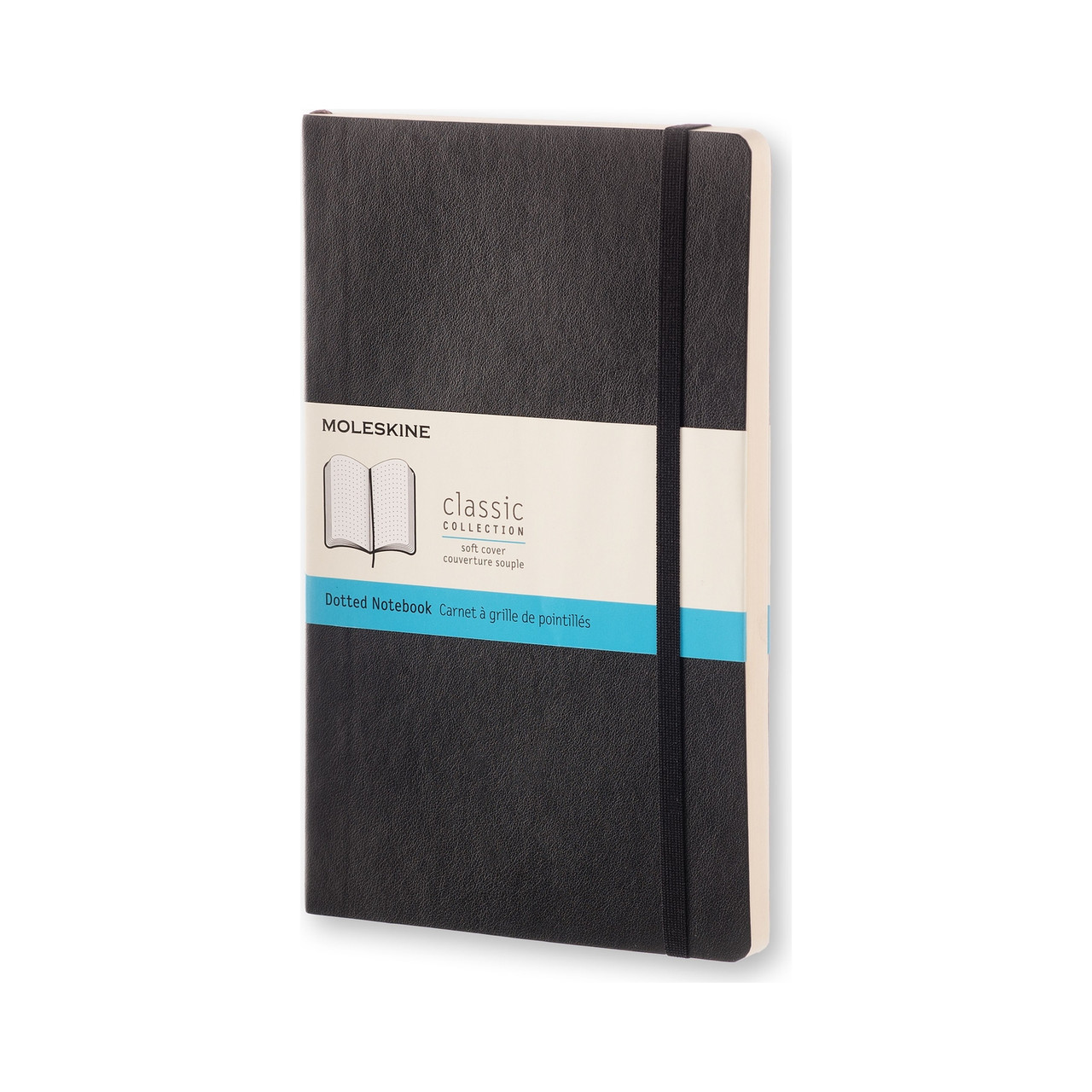 Блокнот Moleskine Classic Чорний середній 192 сторінки в крапку М'яка обкладинка 13х21 см (8051272892741)