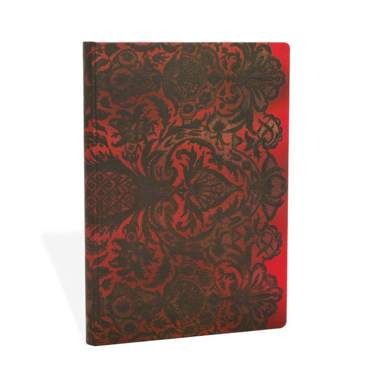 Блокнот Paperblanks Мереживо Червоний середній 13х18 см в лінію (9781439732472)