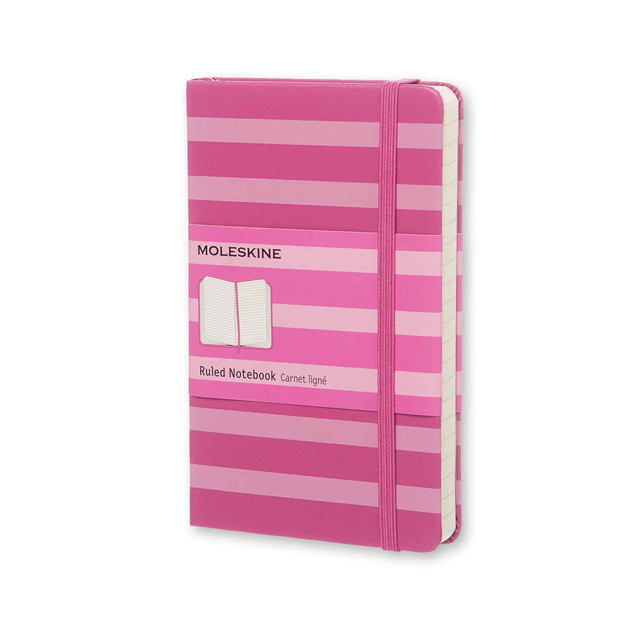 Блокнот Moleskine Limited Stripes кишеньковий в лінію Рожевий 9х14 см (9788867324224)
