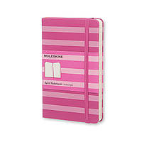 Блокнот Moleskine Limited Stripes карманный в линию Розовый 9х14 см (9788867324224)