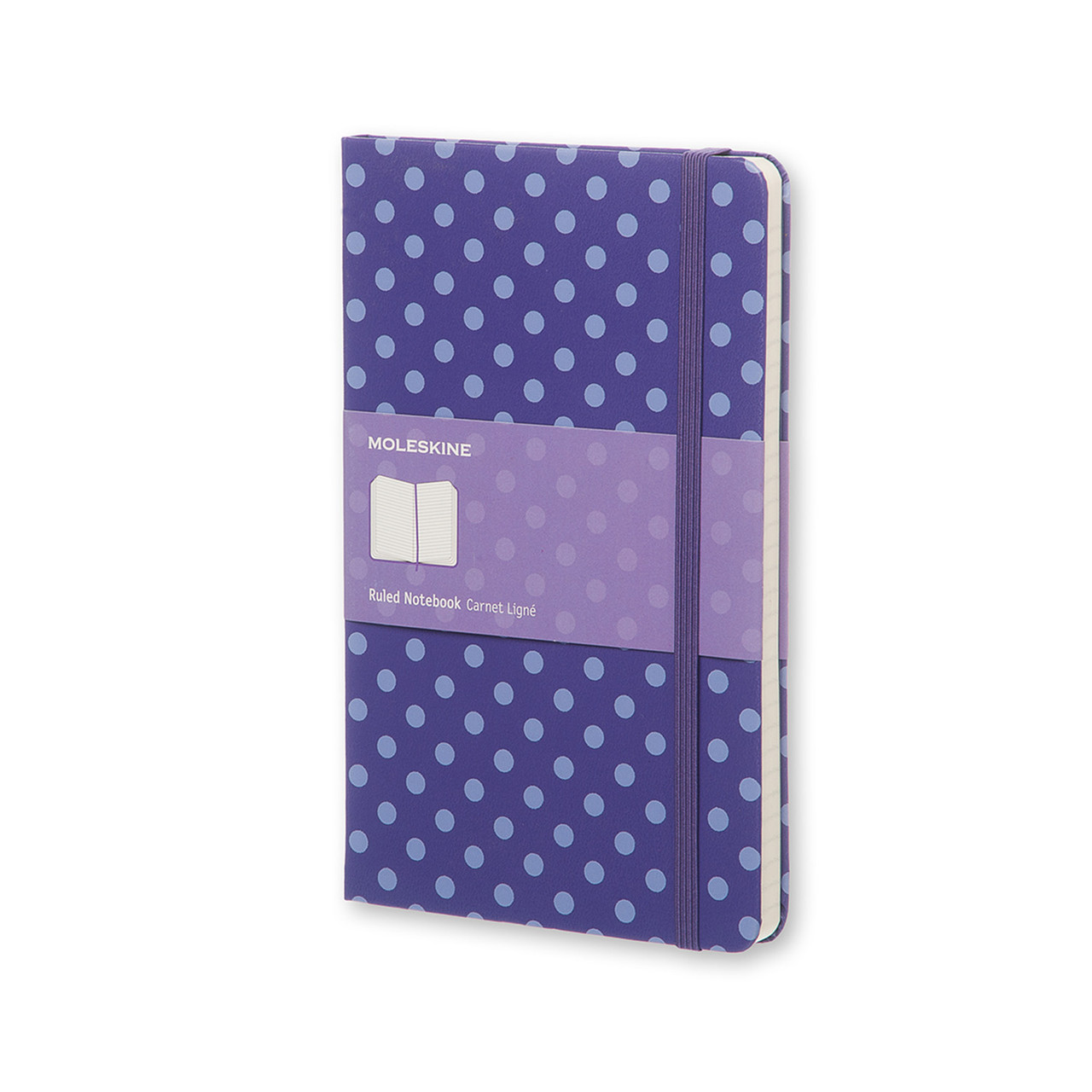 Блокнот Moleskine Limited Pois середній 240 сторінок в лінію Фіолетовий 13х21 см (9788867324200), фото 1