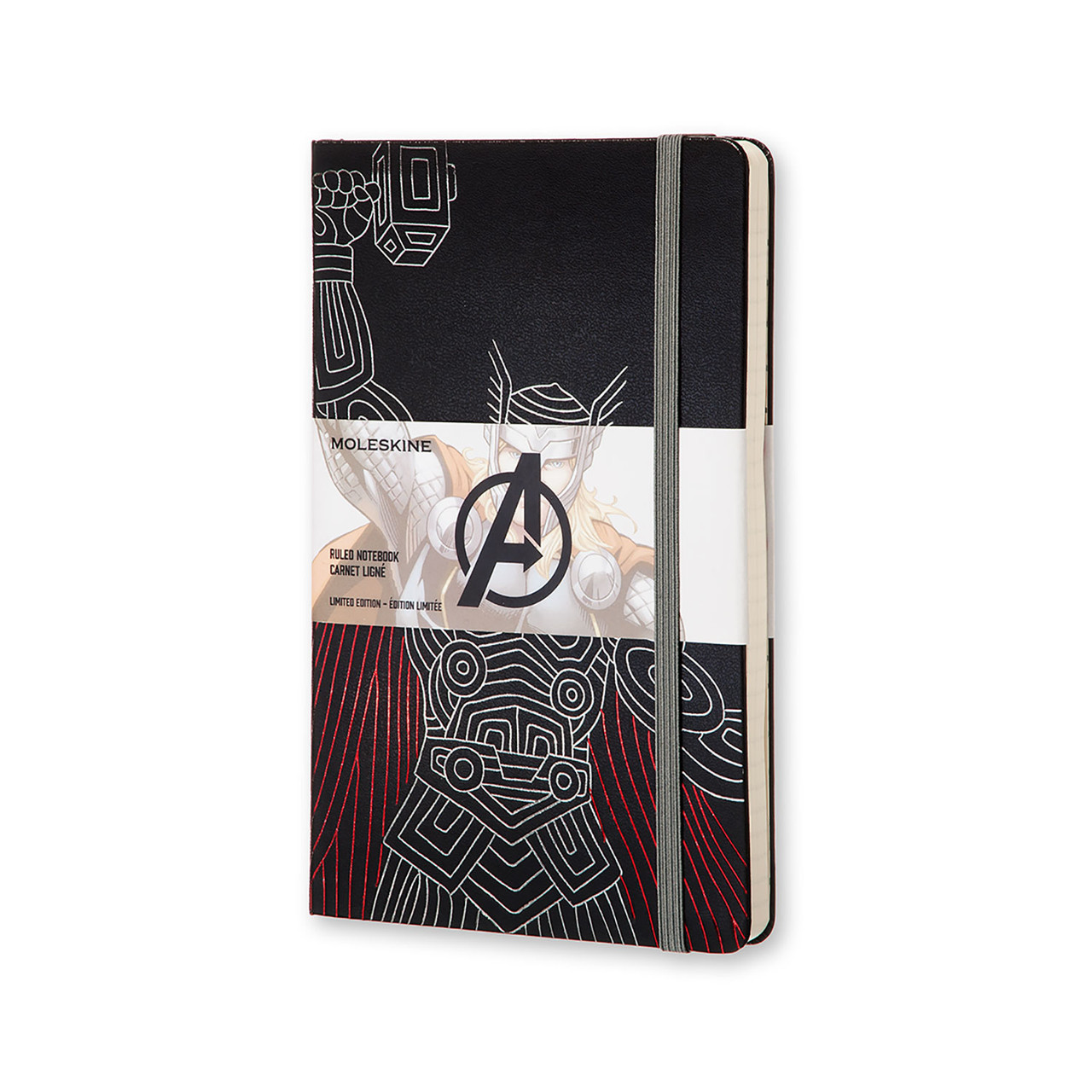 Блокнот Moleskine Limited Avengers середній 240 сторінок в лінію Тор 13х21 см (8055002852746)