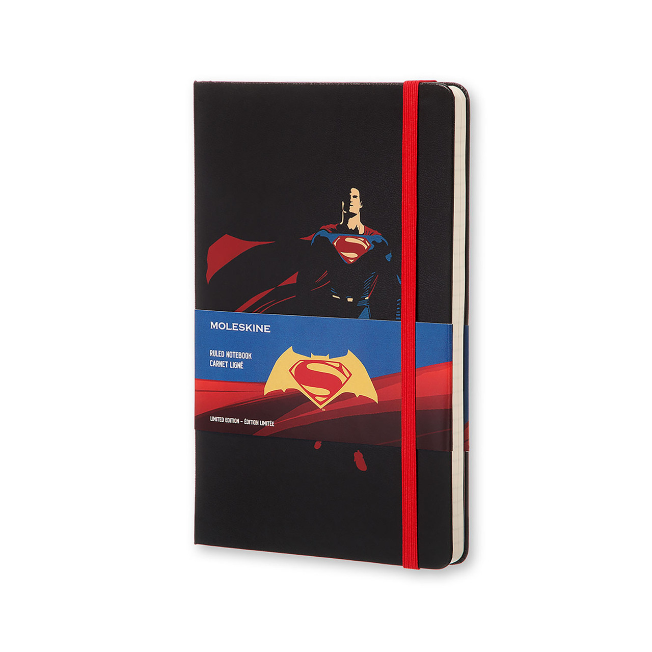 Блокнот Moleskine Limited Batman vs Superman середній 240 сторінок в лінію Супермен 13х21 см