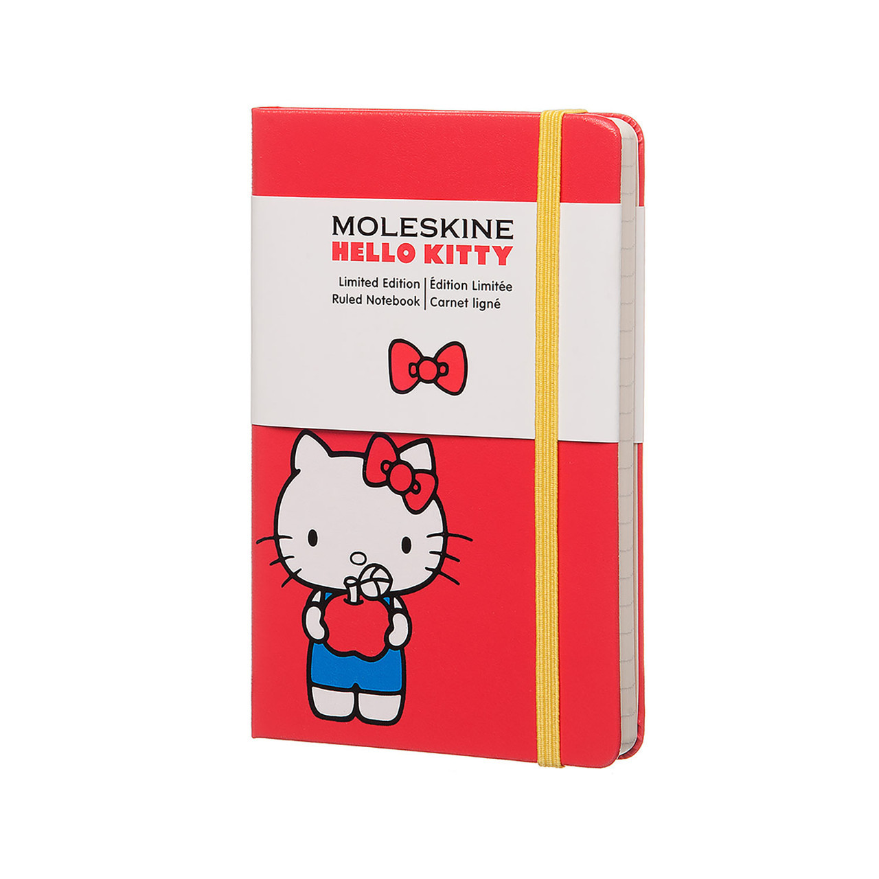 Блокнот Moleskine Limited Hello Kitty кишеньковий 192 сторінки Червоний в лінію 9х14 см (8055002852982)