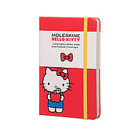 Блокнот Moleskine Limited Hello Kitty карманный 192 страницы Красный в линию 9х14 см (8055002852982)