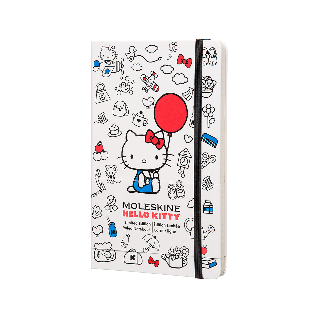 Блокнот Moleskine Limited Hello Kitty середній 240 сторінок Білий в лінію 13х21 см (8055002852975)