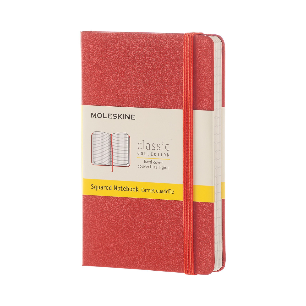 Блокнот Moleskine Classic Помаранчевий кишеньковий 192 сторінки в клітинку 9х14 см (8051272893731)