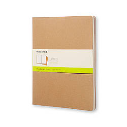 Блокнот Moleskine Cahier Бежевий XXL 120 сторінок нелінований (21х30 см) (8055002851497)