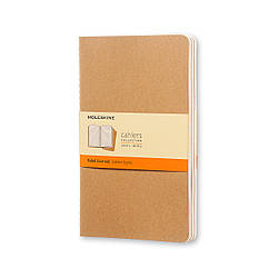 Блокнот Moleskine Cahier Бежевий Великий 120 сторінок в лінію 19х25 см (9788883705045)