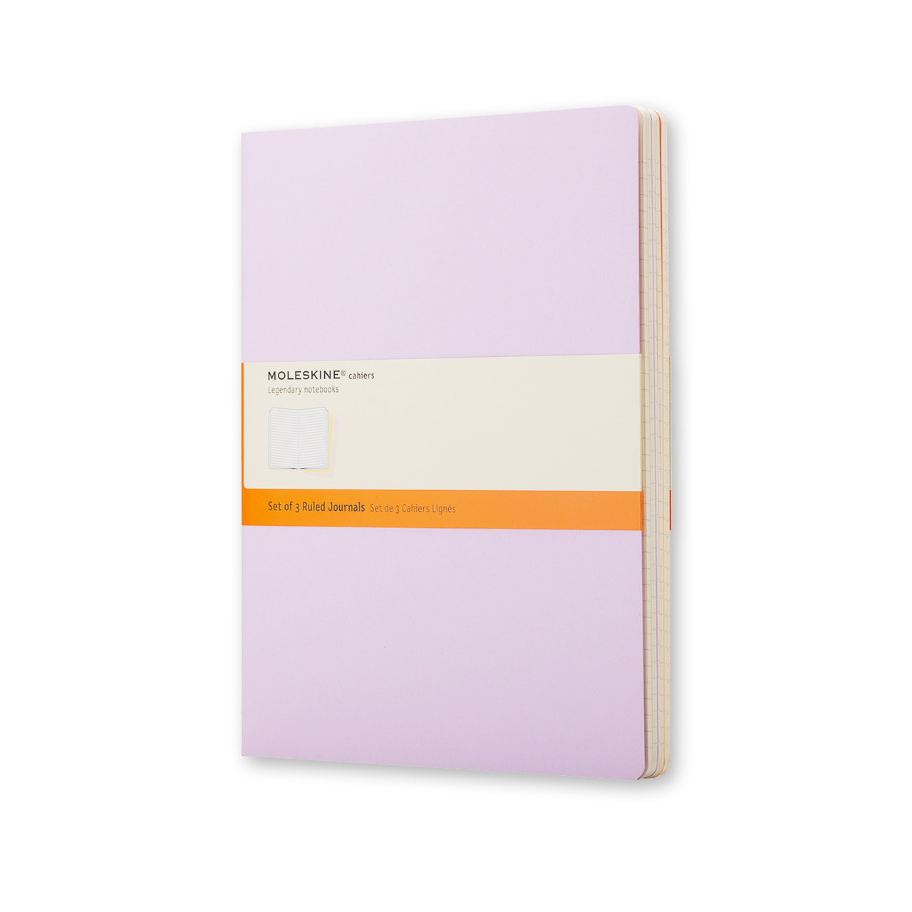 Блокнот Moleskine Cahier Пастельний Великий 120 сторінок в лінію 19х25 см (CHA21)