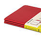 Блокнот Moleskine Cahier Бордовий середній 80 сторінок нелінований 13х21 см (9788862931038), фото 5