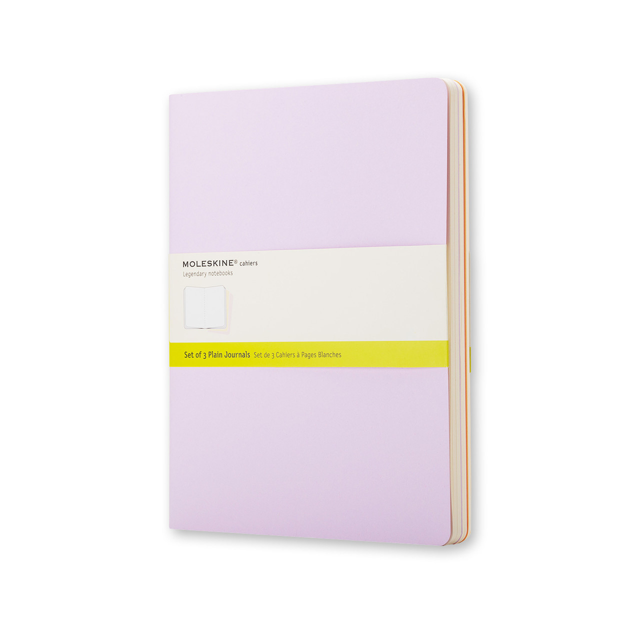Блокнот Moleskine Cahier Пастельний Великий 120 сторінок нелінований 19х25 см (9788867320653)