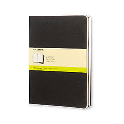 Блокнот Moleskine Cahier Чорний Великий 120 сторінок нелінований 19х25 см (9788883705038)