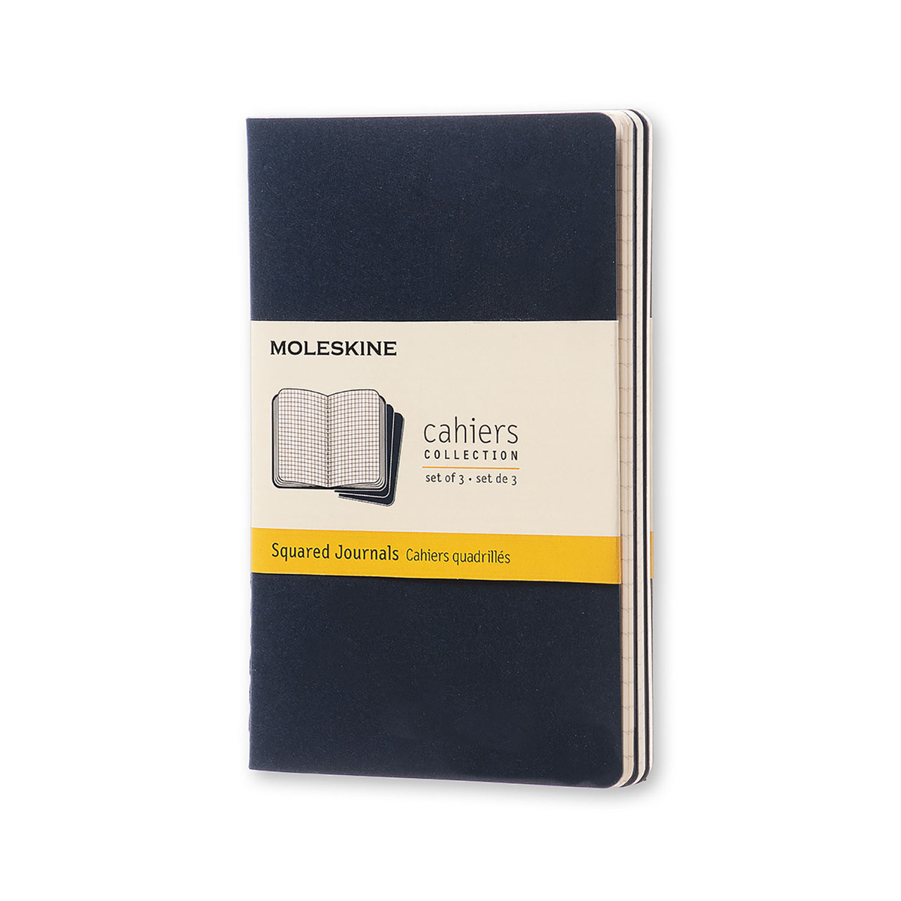 Блокнот Moleskine Cahier Синій кишеньковий 64 сторінки в клітинку 9х14 см (9788862930994)