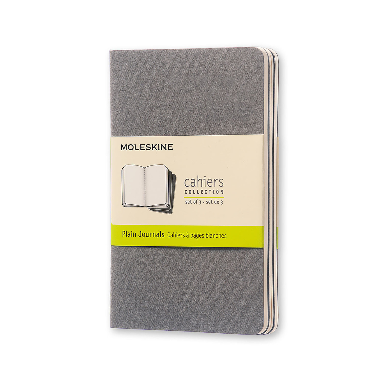 Блокнот Moleskine Cahier Теплий Сірий кишеньковий 64 сторінки в клітинку 9х14 см (9788866134213)