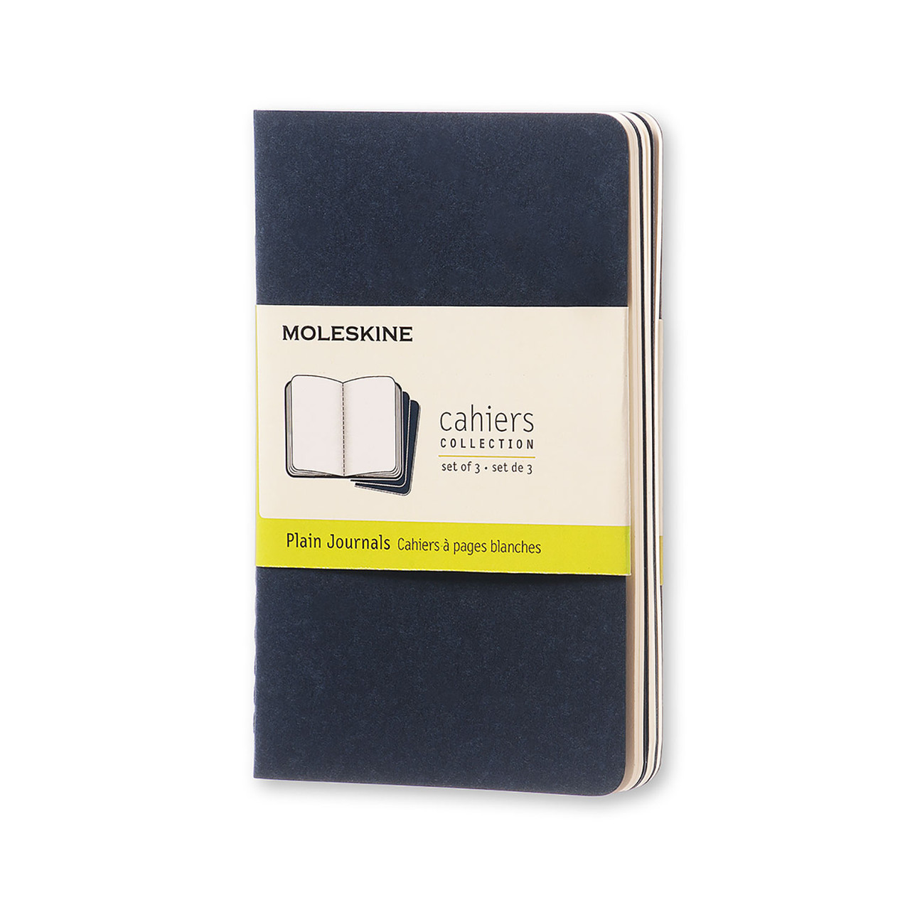 Блокнот Moleskine Cahier синій кишеньковий 64 сторінки нелінований 9х14 см (9788862931007)