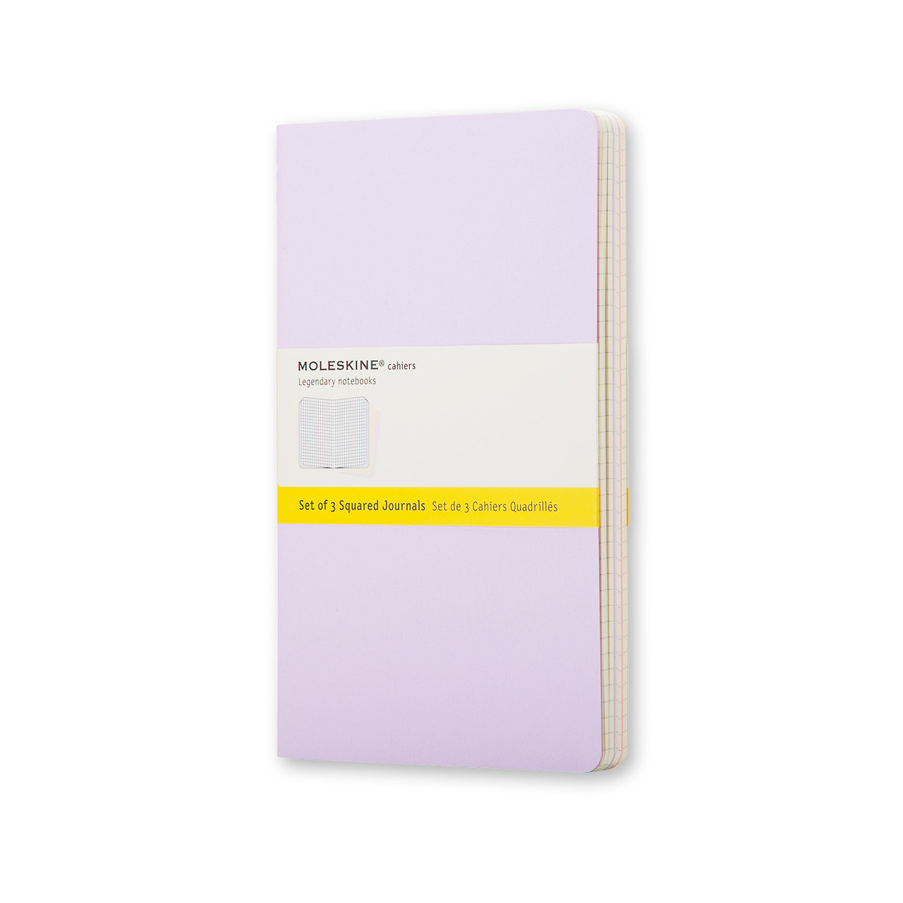 Блокнот Moleskine Cahier Пастельний середній 80 сторінок в клітинку 13х21 см (CHA17)