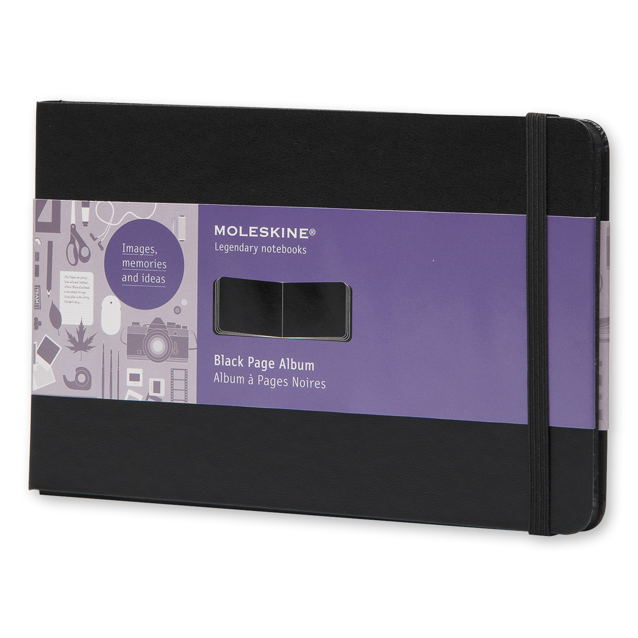 Альбом з Чорними листами Moleskine середній 13х21 см (ARTFO1A3) (9788866135302)