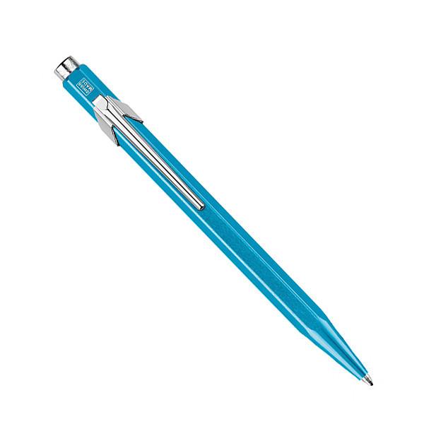 Ручка Caran d'Ache 849 Metal-X блакитна + box 849.671 (7630002328630), фото 1