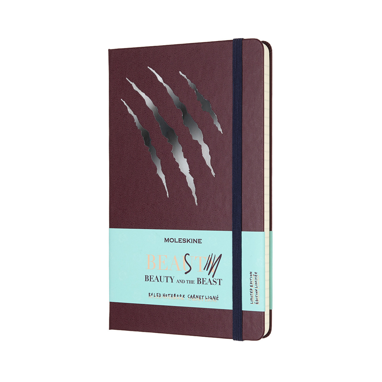 Блокнот Moleskine Limited Beauty & The Beast середній 240 сторінок в лінію Коричневий 13х21 см