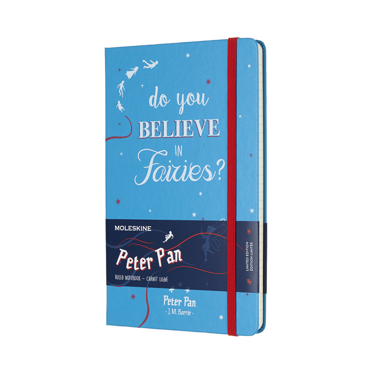 Блокнот Moleskine Limited Peter Pan середній 240 сторінок в лінію Блакитний 13х21 см (8055002855495)