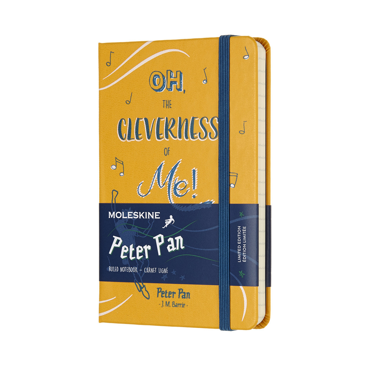Блокнот Moleskine Limited Peter Pan кишеньковий 192 сторінки в лінію Жовтий 9х14 см (8055002855471)