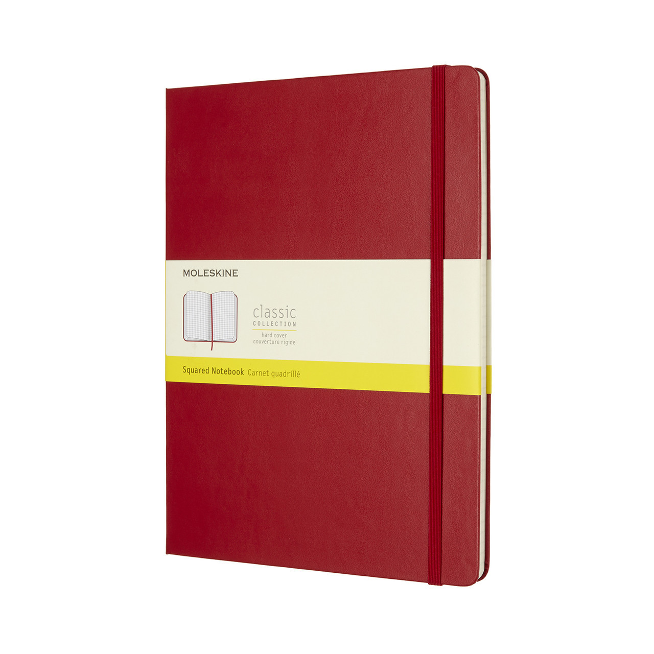 Блокнот Moleskine Classic Червоний Великий 192 сторінки в клітинку 19х25 см (8055002855099)