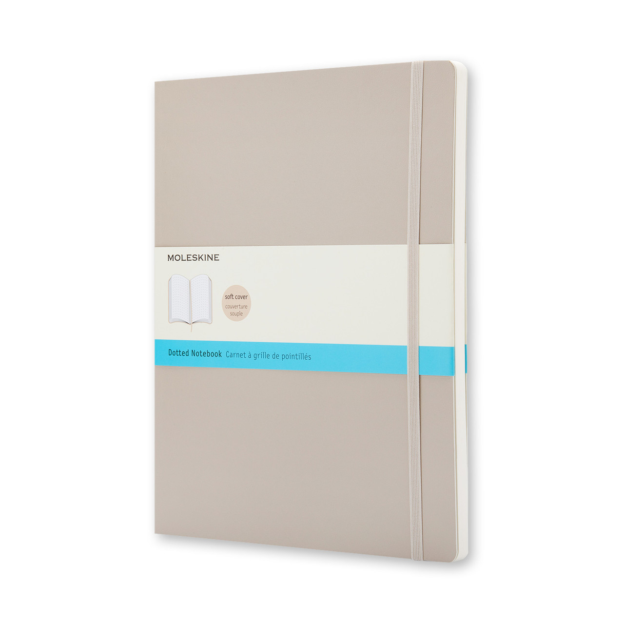 Блокнот Moleskine Classic Пшеничний Великий 192 сторінки в крапку М'який 19х25 см (9788867323784)