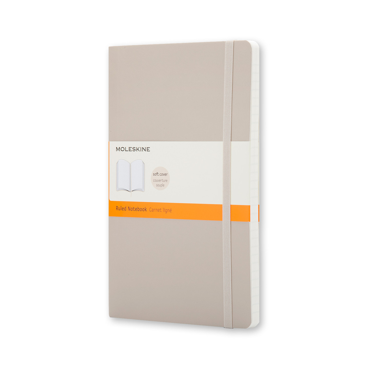 Блокнот Moleskine Classic Пшеничний середній 192 сторінки в лінію М'яка обкладинка 13х21 см