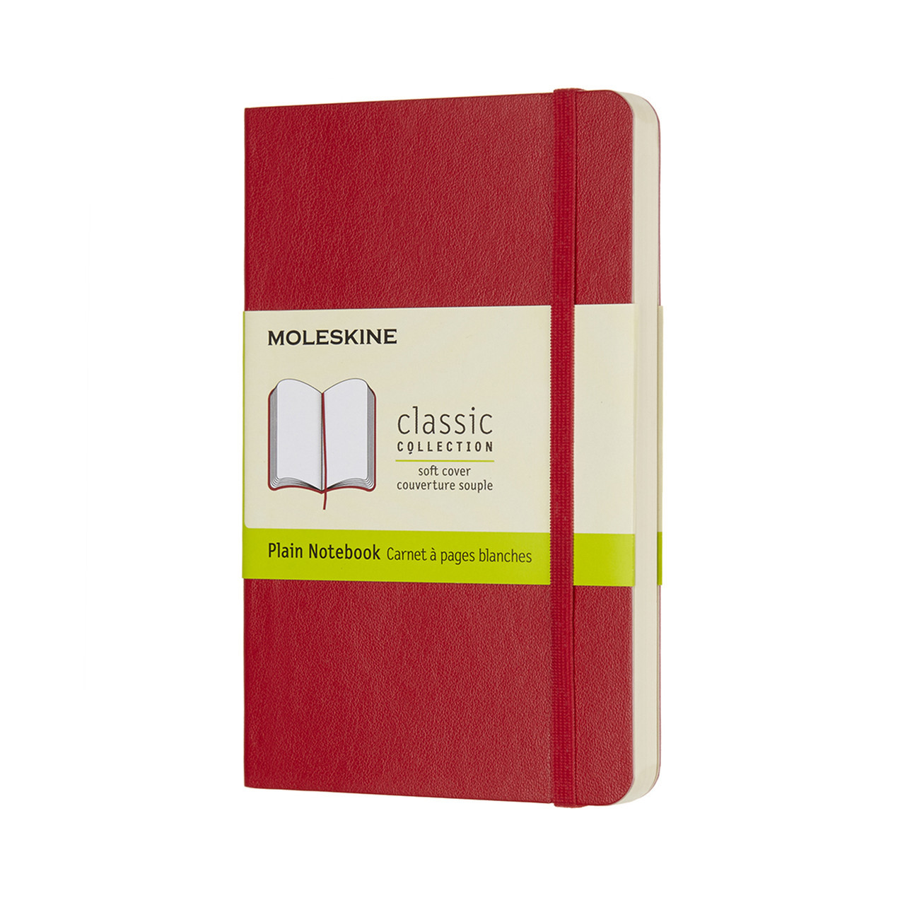 Блокнот Moleskine Classic Червоний кишеньковий 192 сторінки нелінований М'який 9х14 см (8055002854610)