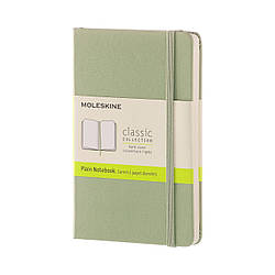 Блокнот Moleskine Classic М'ятний кишеньковий 192 сторінки нелінований 9х14 см (8051272893663)