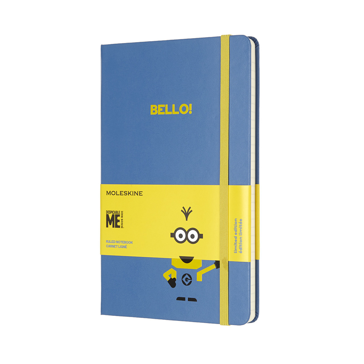 Блокнот Moleskine Limited Minions середній 240 сторінок Блакитний в лінію 13х21 см (8055002855396)
