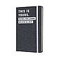 Блокнот Moleskine Limited Denim середній 240 сторінок в лінію This Is Yours 13х21 см (8058341710722), фото 3