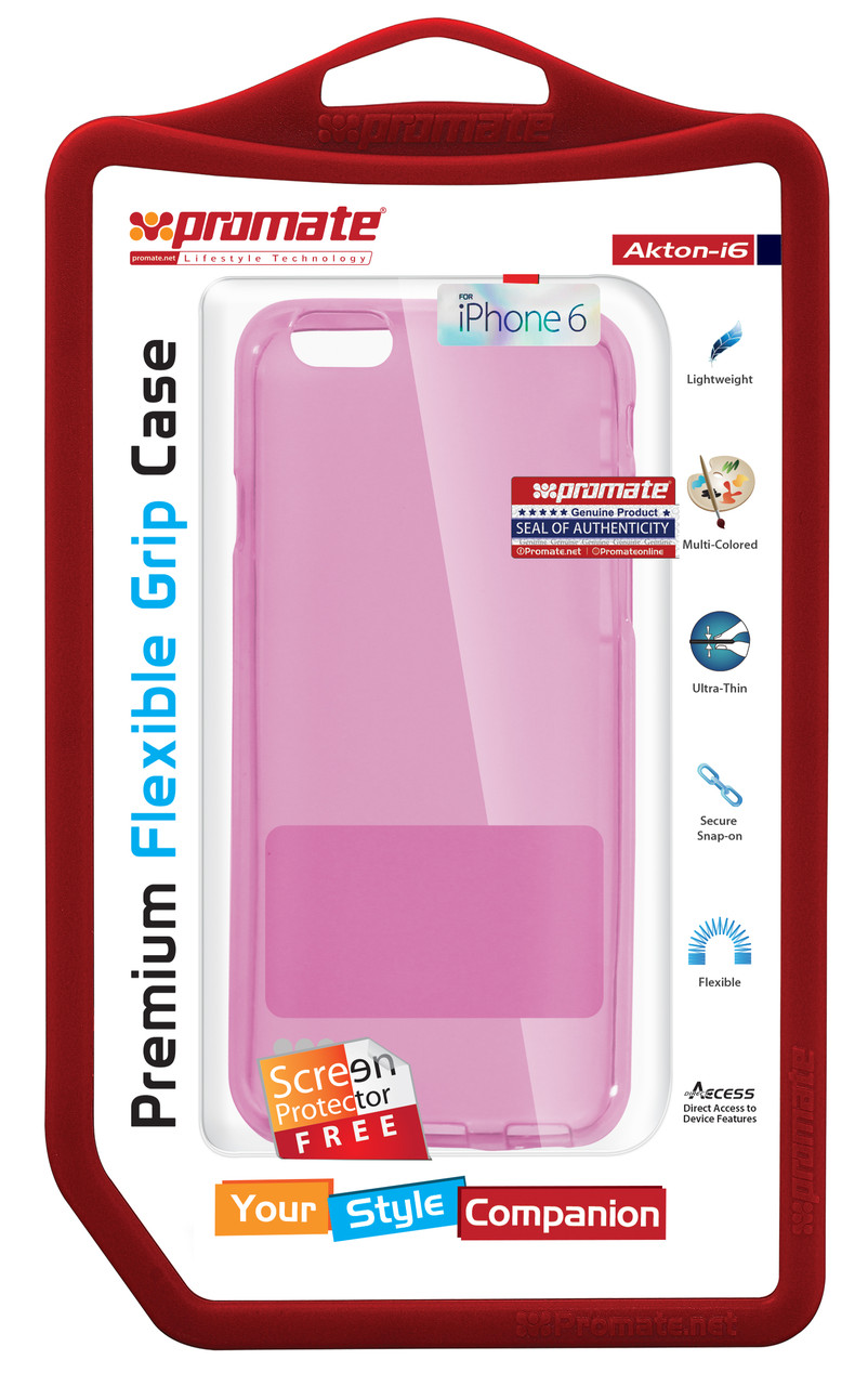 Чохол для iPhone Promate Akton-i6 Pink (akton-i6.pink)