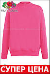 Світшот чоловічий малиновий светр легкий Lightweight set-in sweat Fruit of the Loom,L, фото 7
