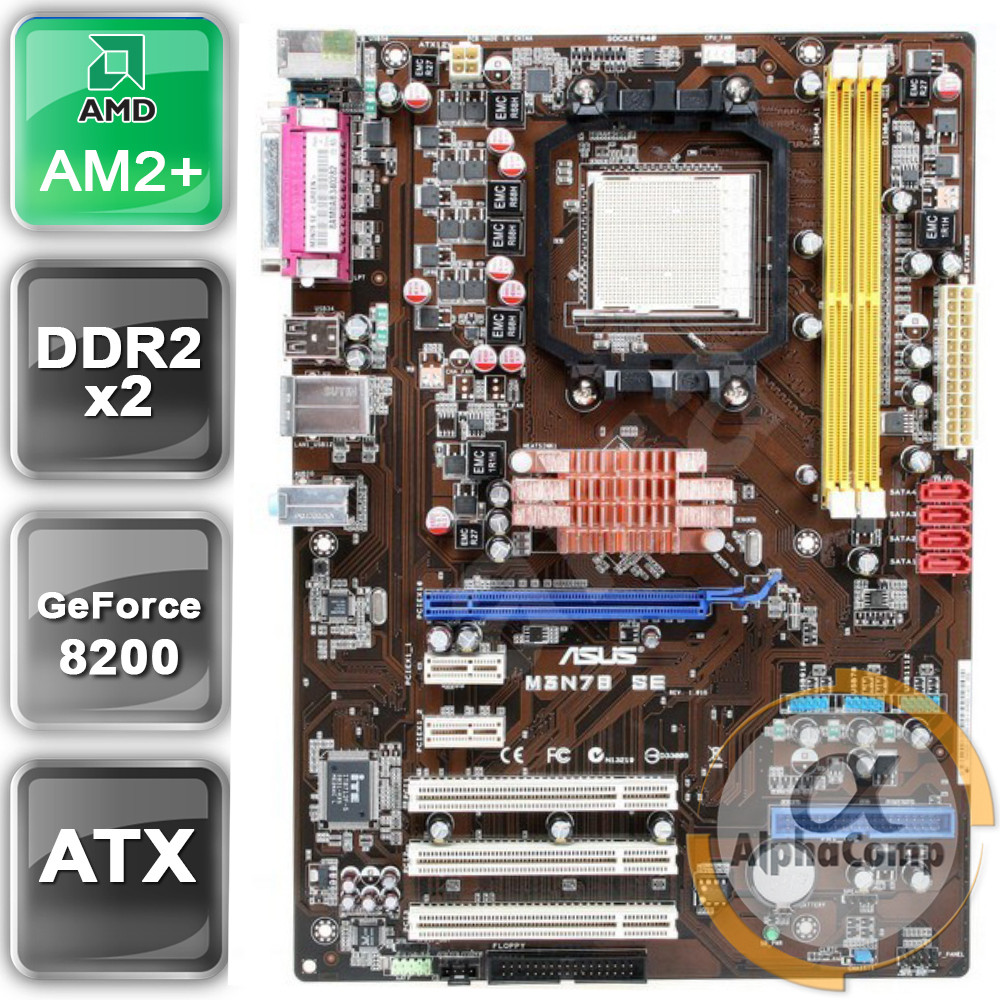 Материнська плата Asus M3N78-SE (AM2+/GeForce 8200/4xDDR2)