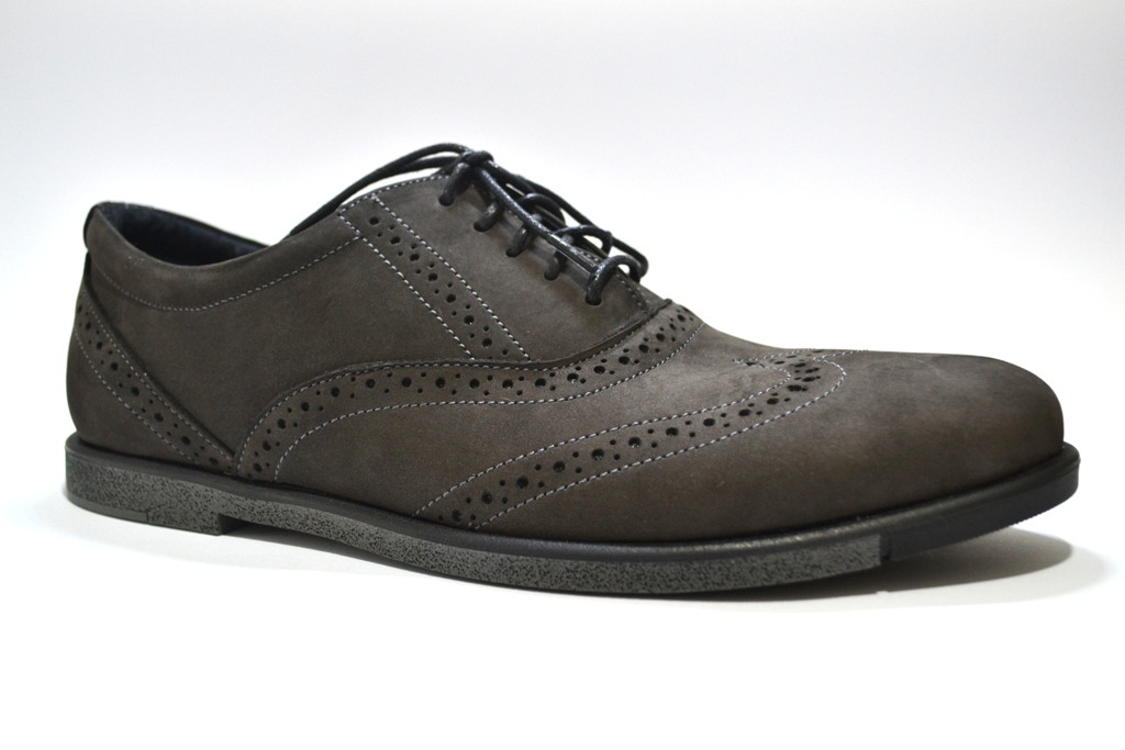 Акція розпродаж Туфлі броги чоловічі нубук Rosso Avangard Persona Loft коричневі, фото 1