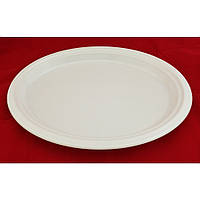 Пластикова тарілка БІЛА 26 СМ PREMIUM