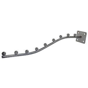 Кронштейн (флейта) прут з кріпленням до стіни 310 мм