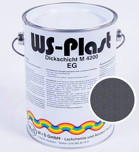 Фарба Акрилова WS-plast М 4200 AY (2,5 л) 0008 Темний Графіт