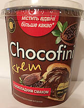 Шоколадный  крем Chocofini с шоколадным вкусом Галицькі традиції, 400 гр