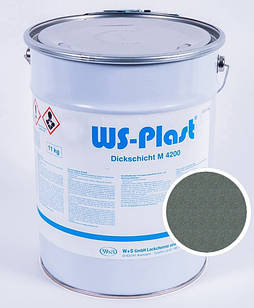 Фарба Акрилова WS-plast М 4200 AY (11кг) 0018 Металік Смарагд