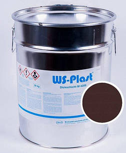 Фарба Акрилова WS-plast М 4200 AY (30кг) 8017 Шоколадно-коричневий