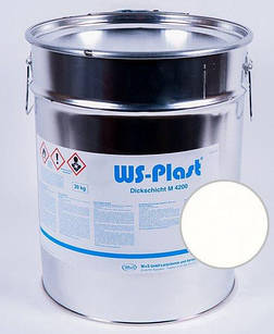 Фарба Акрилова WS-plast М 4200 AY (30кг) 1013 Перлинно-білий