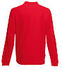 Чоловіча сорочка поло з довгим рукавом червона, фото 2