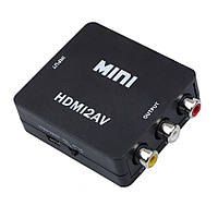 Конвертор HDMI to RCA Audio NTSC, PAL Video Adapter