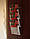 Пластикова настінна кишеня для флаєрів (99х210) на 3 комірки (Стінка акрилу: 1,8 мм; ), фото 3